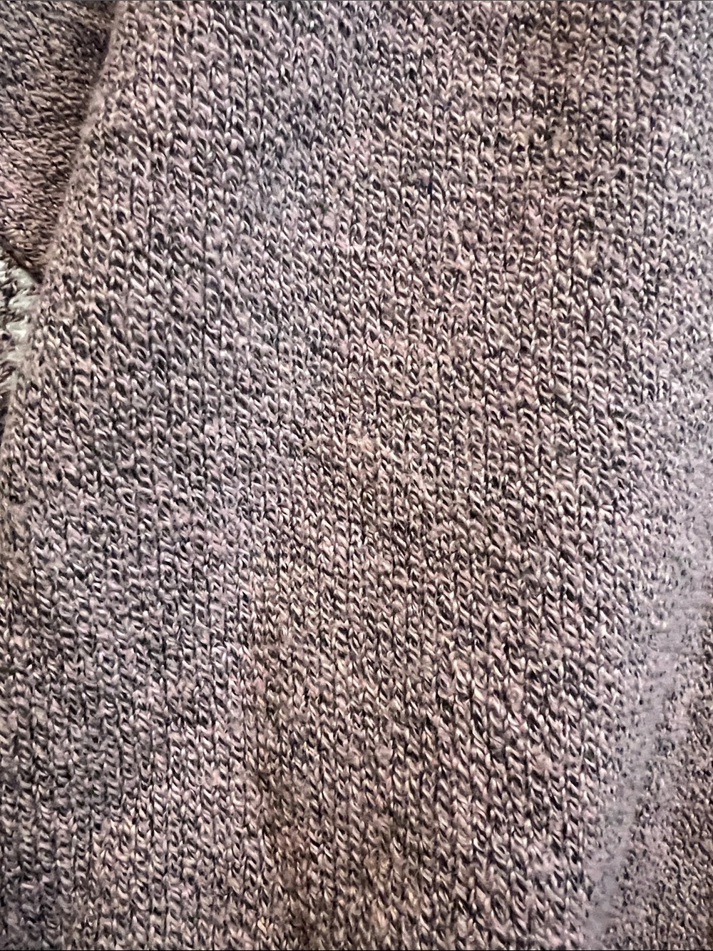 No Boundaries Heart-Pattern Crewneck Sweater in Dusty Pink and White - Picture 5 of 8